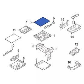 Ford Ml3z-1513562-ac Genuine Console Cup Holder