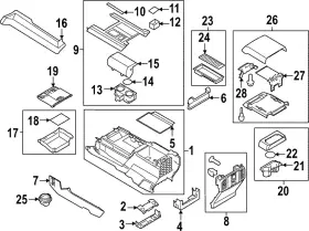 Nl1z-78045a76-da Ford Genuine Front Panel Nl1z-78045a76-da Ford Genuine Front Panel