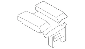 Nl7z-7806024-ae Ford Genuine Armrest Assembly Console