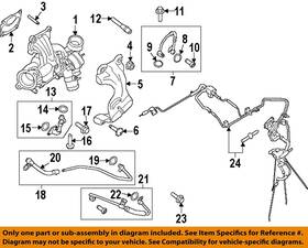 Ford Oem Ej7z6l092b 15-19 Focus Turbocharger Components-oil Return Tube