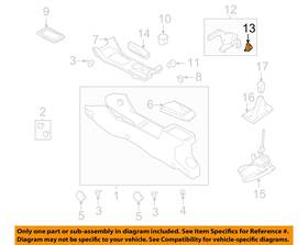 Ford Oem Fl3z15a851a 08-11 Focus Console Center Console-warning Switch