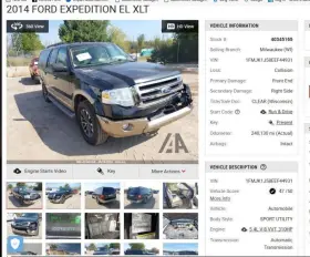241-01162 Ford Truck Console Front Floor With Voice Recognition Sync Fits 11-14 Expedition 4323677