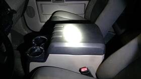 Ford Truck 241-01623 Lid Only Console Front Floor With Armrest Super Cab Fits 08-10 F250sd Pick
