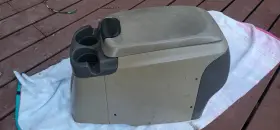 Yc3z25045a36bac Ford Truck 2001 F250 Center Console Storage Compartment Box
