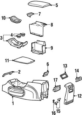 Ford Yl7z-78045a76-caa Genuine Finish Panel