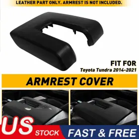 Fsxp-tundra-14-21b For 2014 2015 2016-2021 Toyota Center Console Lid Armrest Vinyl Cover Usa
