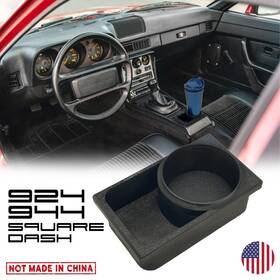 Functions3d S-944cup-01 Porsche 924 944 Square Dash Cup Holder Ashtray Delete Storage Cubby