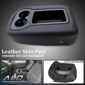 Alo487527 G-plus Console Jump Leather Armrest Cover For 2007-2013 Chevy Silverado 1500 2500 3500