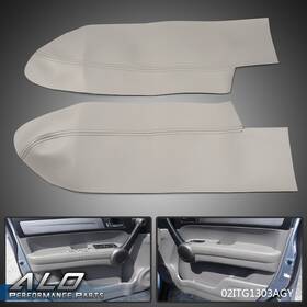 G-plus Alo596505 Fit For 2007-2012 Honda Cr-v Crv Front Door Panels Armrest Cover Gray 2pcs