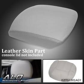 G-plus Alo596510 Fit For 2009-2015 Honda Pilot Center Console Lid Armrest Cover Leather Gray