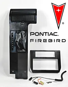 10037439 General Motors 1985-92 Firebird Trans Am Automatic Shifter Shift Plate Climate Bezel Trim Oem