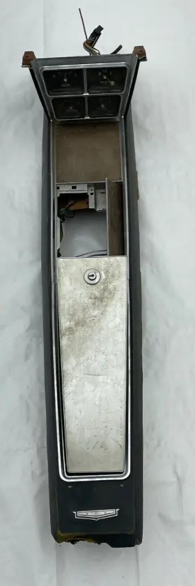 6458020 General Motors 1966 1967 Impala Console And Gauges Top Shift Plate Manifold Battery Oil Pressure