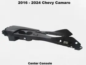 84004285 General Motors 16 To 24 Chevy Camaro Center Console Housing Upper Panel Trim With Armrest Oem