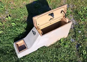 14059761 Gm 1982-1993 Chevrolet S10 Blazer Gmc S15 Jimmy Floor Center Console Oem S-10 Beige