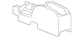 15854579 Gm Genuine Console Base