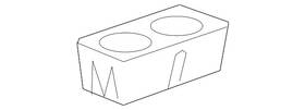 Gm 22860867 Genuine Front Floor Console Cup Holder