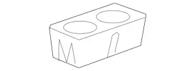 22860867 Gm Genuine Front Floor Console Cup Holder
