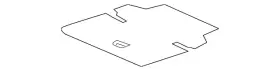 22876379 Gm Genuine Front Seat Armrest Compartment Liner