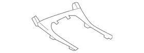 22937394 Gm Genuine Rhythm Wood Front Floor Console Applique