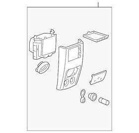 Gm 25785701 Genuine Rear Trim Panel