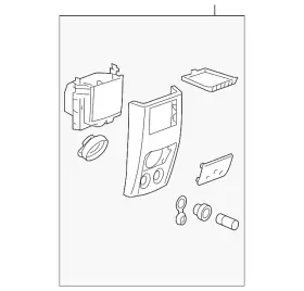 25785701 Gm Genuine Rear Trim Panel