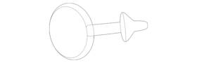 Gm 42590740 Genuine Center Console Hole Cover