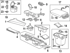 84473173 Gm Genuine F Armrest