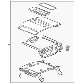 84593069 Gm Genuine Armrest Assembly
