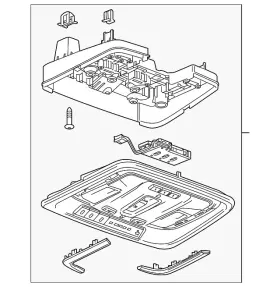 85636134 Gm Genuine F Console