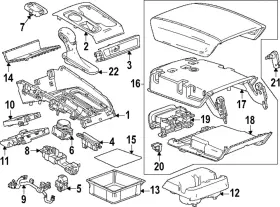 85660783 Gm Genuine F Armrest