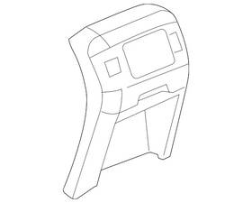 Gm 88987006 Genuine Rear Panel