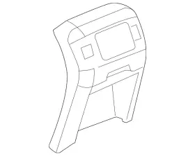 88987006 Gm Genuine Rear Panel