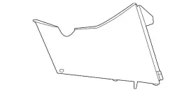 92260947 Gm Genuine Driver Side Instrument Panel Lower Extension Trim