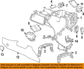 13547619 Gm Oem 21-24 Corvette Console Center Console-module