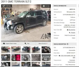 241-02037 Gmc Truck Console Front Floor Without Navigation Fits 10-11 Terrain 4370061