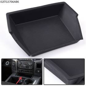 Goneparts Goneparts 0813 17 Front Center Console Mat Insert Rubber 1pc Fit For 2015-2018 Dodge Ram 1500 2500