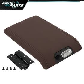 Goneparts Goneparts0425-7 Fit For 2009-2014 Ford F-150 F150 Center Console Arm Rest Lid Cover Brown