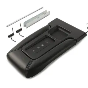 Goneparts0710-129 Goneparts Fit For 01-07 Chevrolet Center Console Lid Wireless Charging Armrest Black