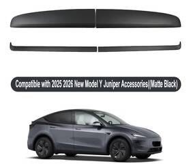 Goodangie00 Ggshi-1467 4pc Center Console Dashboard Cover Tesla Model Y Juniper 2025-2026 Matte Black