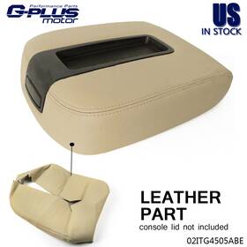 Gplusmotor 02itg4505abe Fit For 07-2013 Chevy Tahoe Suburban Center Console Armrest Leather Cover Beige