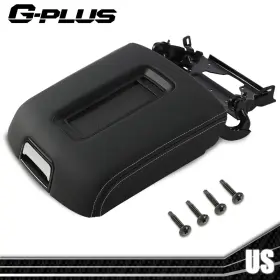 Gpl00299 Gplusmotor Center Console Armrest Lid Leather Fit For Chevrolet Suburban Gmc 15-19 Black