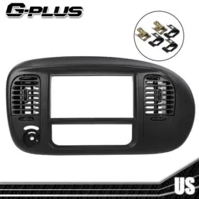 Gpl1154455 Gplusmotor Black Fit For 1997-2003 Ford F-150 Expedition Center Dashboard Bezel With Vents