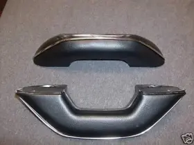Arbk55 Graham Black Arm Rests Chevy Truck 1961 Gmc Panels Suburbans