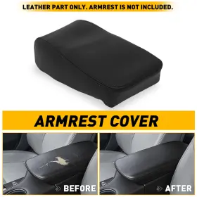 Fits 2005-2012 Toyota Avalon Beige Center Console Armrest Cover Leather