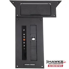 8489atmsp Hawks Motorsports Automatic Shifter Plate 1984-1989 Chevy Camaro