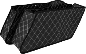 010305 Hdbubalus Stretched Saddlebag Liners 25.82 X 6.49 Inches White Thread