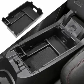 23010 Hgwei Center Console Organizer Tray Compatible With Chevy Equinox 2018 2019 Black