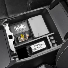 23060 Hgwei Center Console Organizer Tray Compatible With 2024 2025 Ford Ranger And Black
