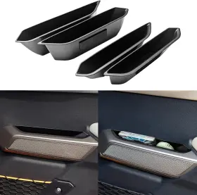24002 Hgwei Door Handle Storage Organizer Compatible With Ford Bronco 2021 2022 Black