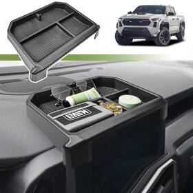 Hgwei Hgw24049-bk Center Console Screen Dash Organizer Compatible With 2024-2026 Toyota T